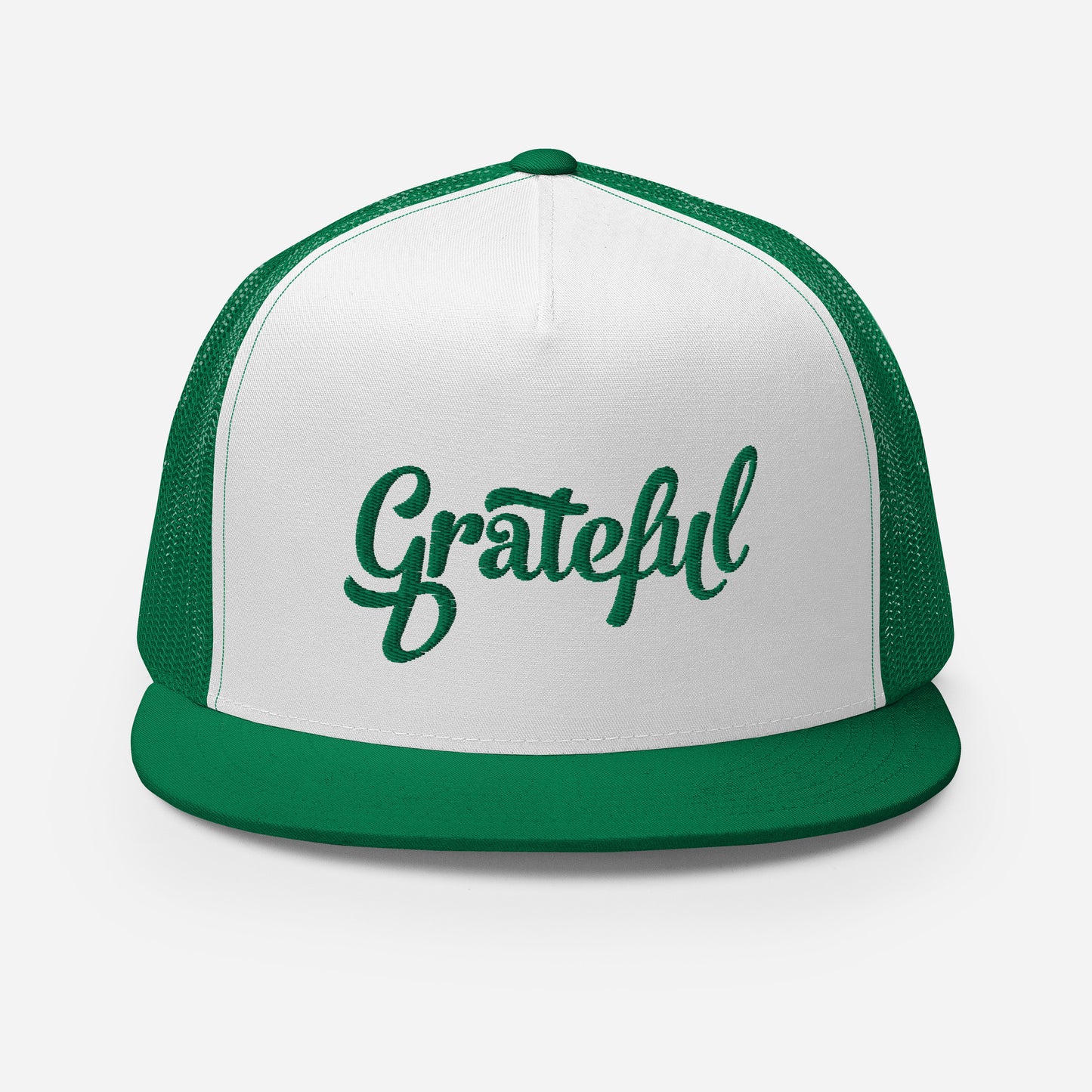Grateful Trucker Cap (with Green)