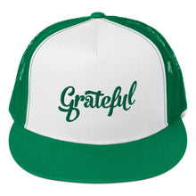 Load image into Gallery viewer, Grateful Trucker Cap (with Green)

