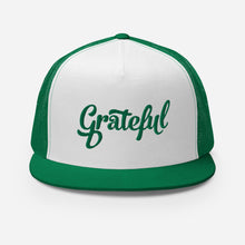 Load image into Gallery viewer, Grateful Trucker Cap (with Green)
