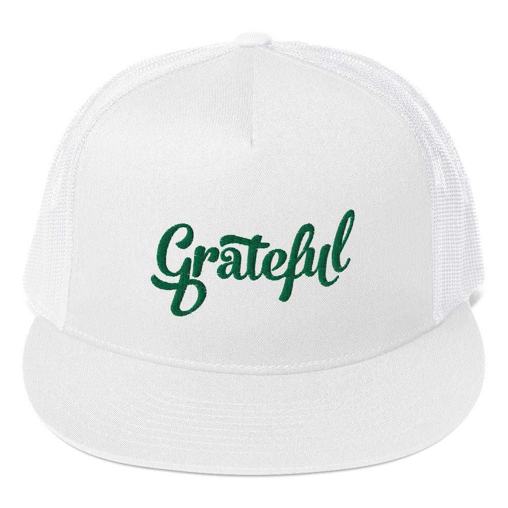 Grateful Trucker Cap (with Green)