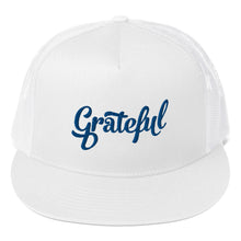 Load image into Gallery viewer, Grateful Trucker Cap (with Blue)
