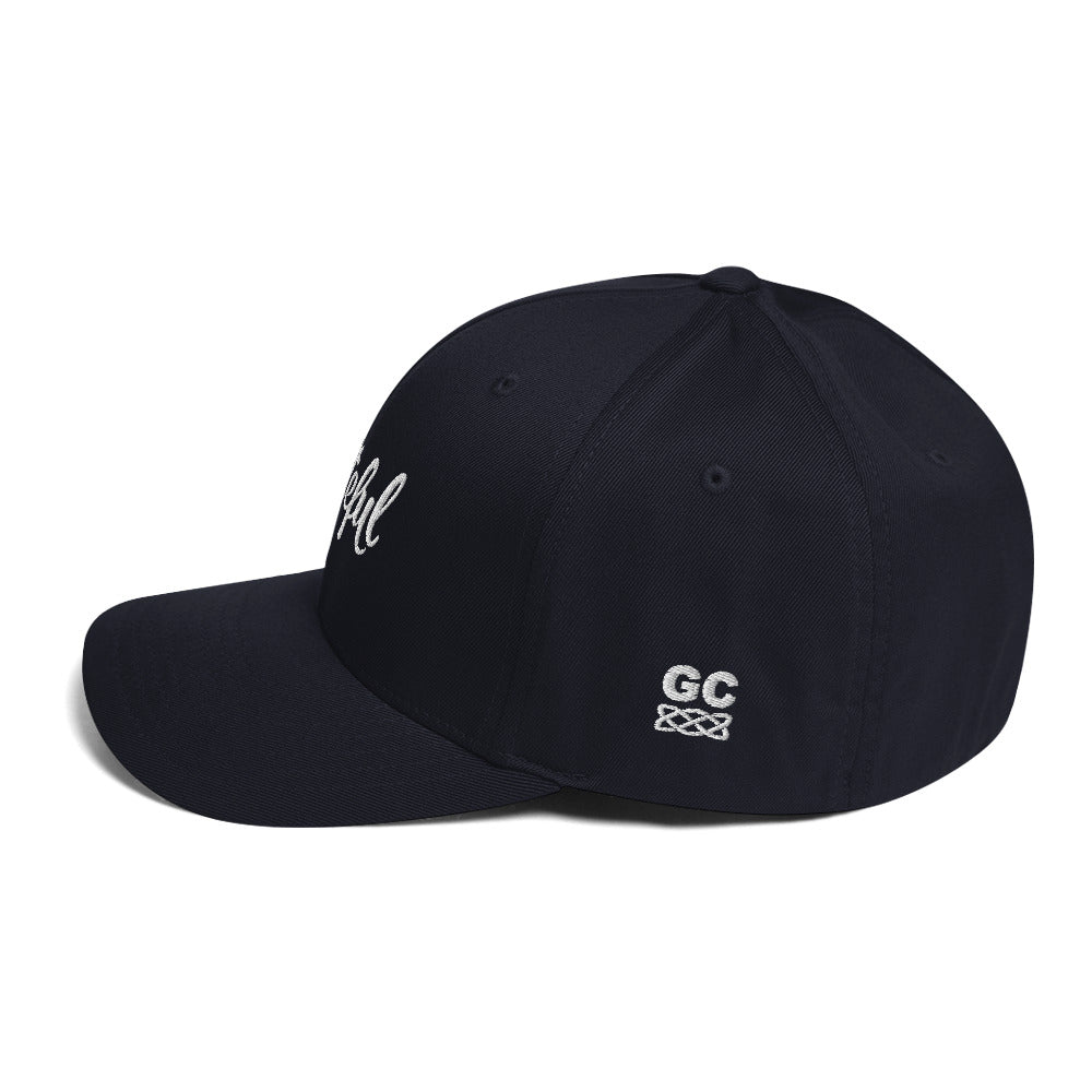 Grateful Fitted Hat (with White)