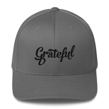 Load image into Gallery viewer, Grateful Fitted Hat (with Black)
