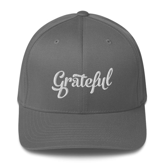 Grateful Fitted Hat (with White)