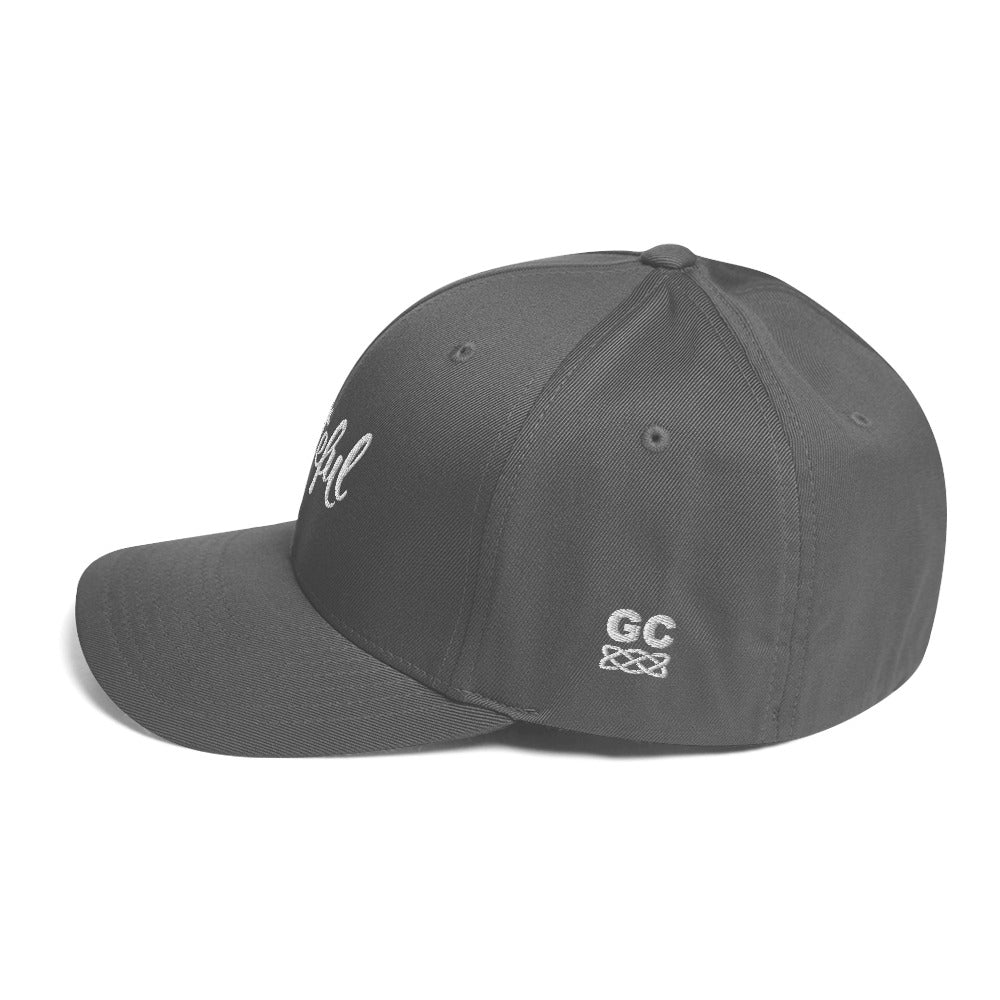 Grateful Fitted Hat (with White)
