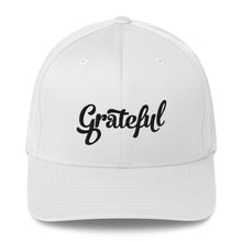 Load image into Gallery viewer, Grateful Fitted Hat (with Black)
