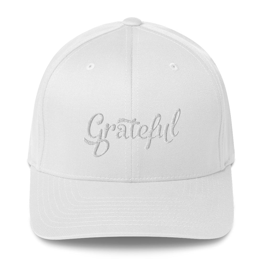 Grateful Fitted Hat (with White)