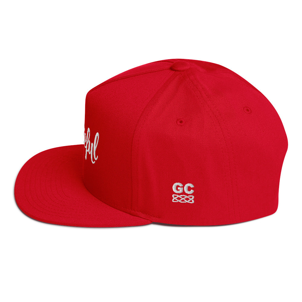 Grateful Flat Bill Snapback Hat